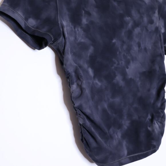 LULULEMON All It Takes Short Sleeve Diamond Dye Pitch Graphite Grey Women's 4 - Picture 6 of 9